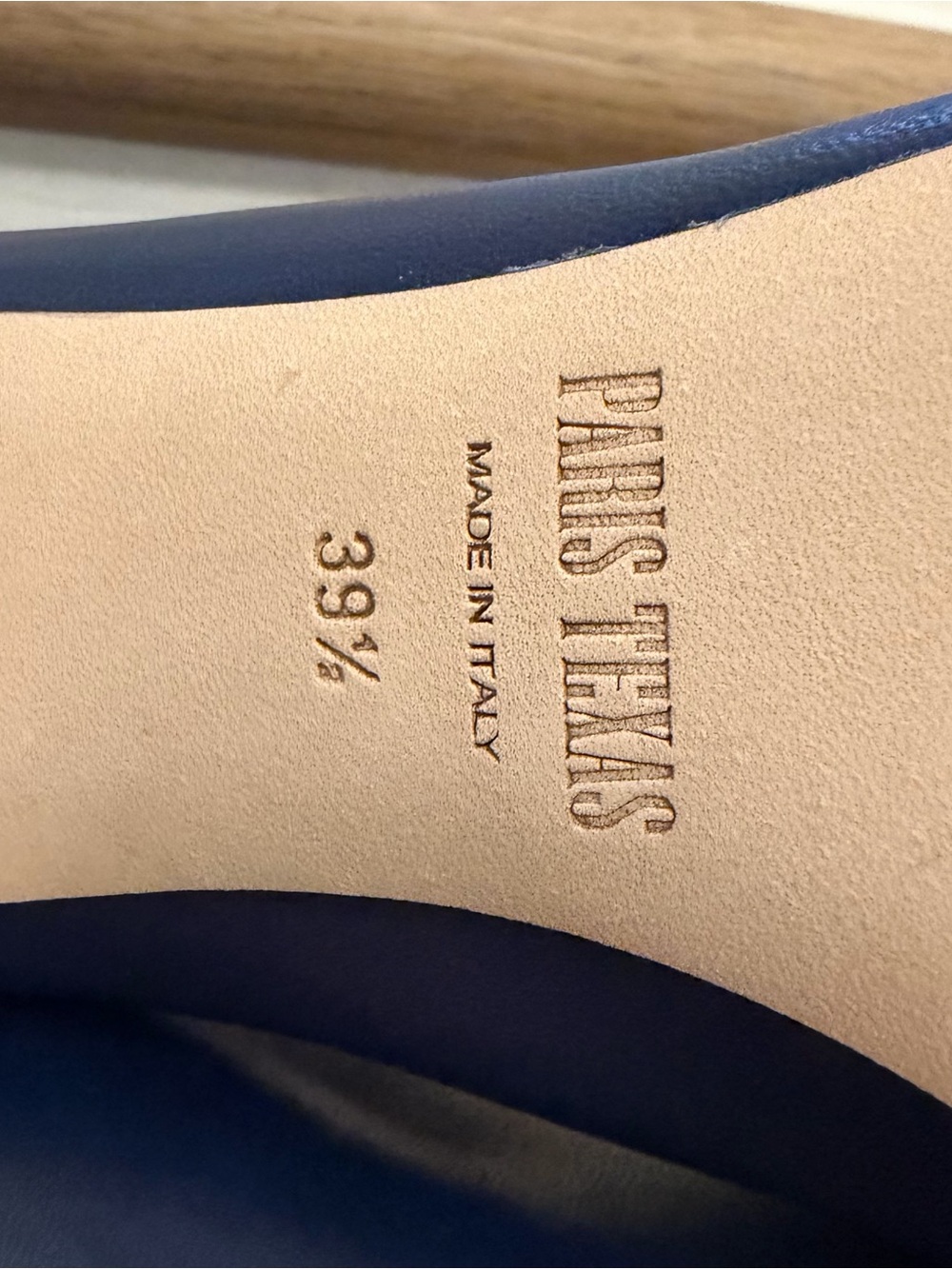 Paris Texas Blue Leather Slouchy Ankle Boots Stiletto Pointed Toe EU 39.5 - Picture 12 of 14